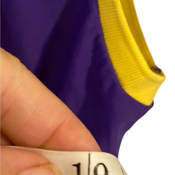 Lakers New #32 Johnson Purple Yellow bodysuit swimsuit sporty halloween costume - Picture 6 of 11